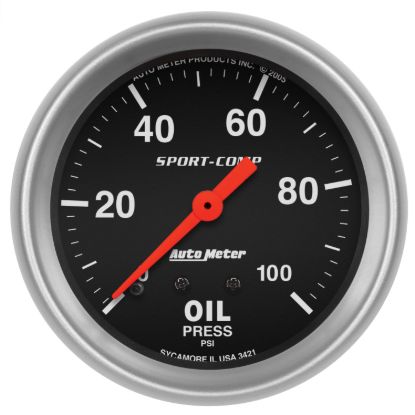 Picture of AutoMeter Engine Oil Pressure Gauge - 3421