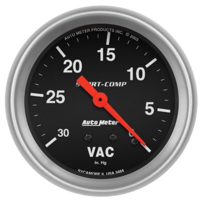 Picture of AutoMeter Vacuum Gauge - 3484