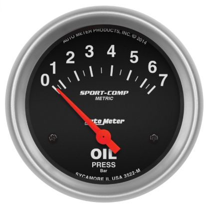 Picture of AutoMeter Engine Oil Pressure Gauge - 3522-M