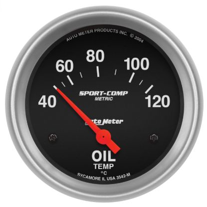 Picture of AutoMeter Engine Oil Temperature Gauge - 3542-M