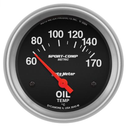 Picture of AutoMeter Engine Oil Temperature Gauge - 3543-M