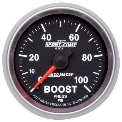 Picture of AutoMeter Boost Gauge - 3606
