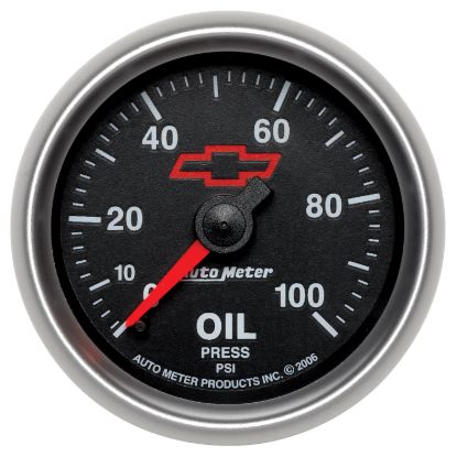 Picture of AutoMeter Engine Oil Pressure Gauge - 3621-00406