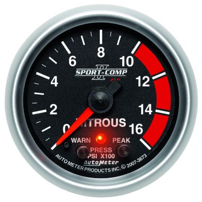 Picture of AutoMeter Nitrous Oxide Pressure Gauge - 3673