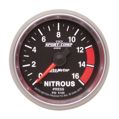 Picture of AutoMeter Nitrous Oxide Pressure Gauge - 3674