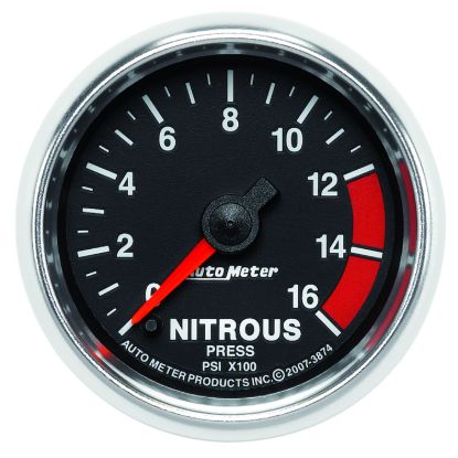 Picture of AutoMeter Nitrous Oxide Pressure Gauge - 3874