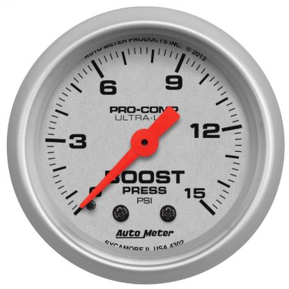 Picture of AutoMeter Boost Gauge - 4302