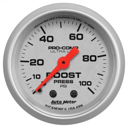 Picture of AutoMeter Boost Gauge - 4306