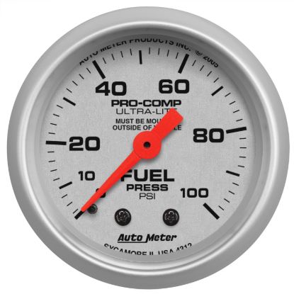 Picture of AutoMeter Fuel Pressure Gauge - 4312