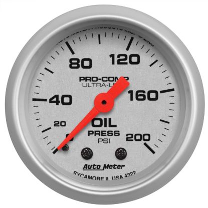 Picture of AutoMeter Engine Oil Pressure Gauge - 4322
