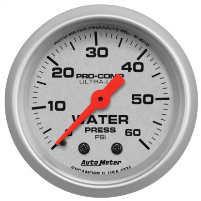 Picture of AutoMeter Water Pressure Gauge - 4324