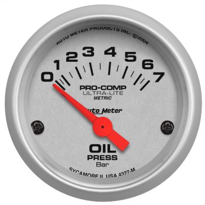Picture of AutoMeter Engine Oil Pressure Gauge - 4327-M