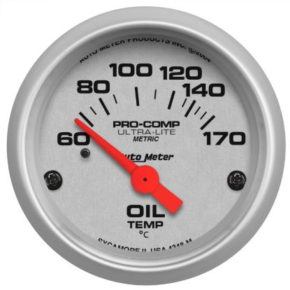 Picture of AutoMeter Engine Oil Temperature Gauge - 4348-M