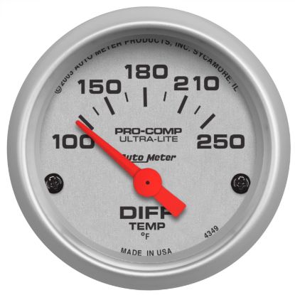Picture of AutoMeter Differential Temperature Gauge - 4349