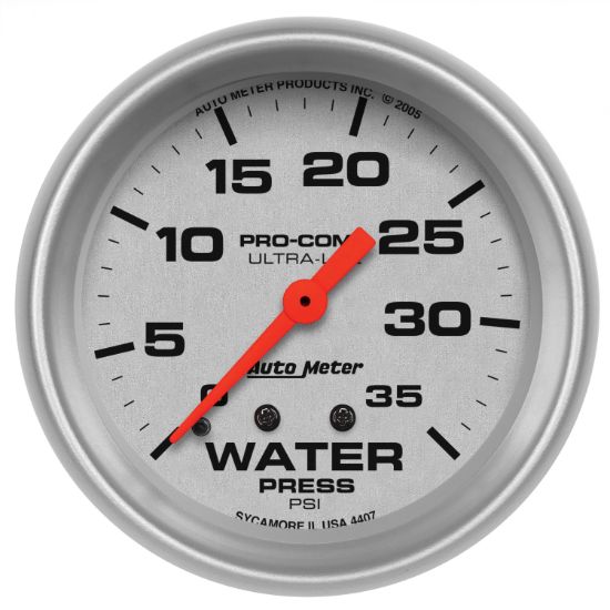 Picture of AutoMeter Water Pressure Gauge - 4407