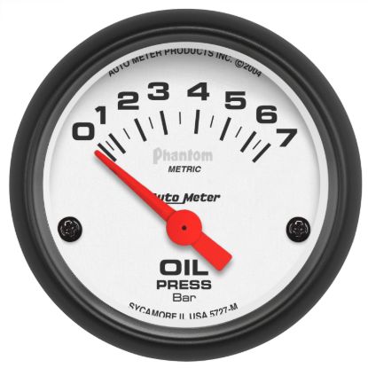 Picture of AutoMeter Engine Oil Pressure Gauge - 5727-M