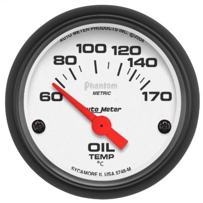 Picture of AutoMeter Engine Oil Temperature Gauge - 5748-M