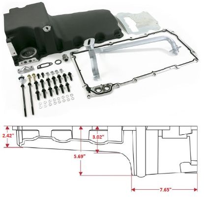 Picture of BluePrint Engines Engine Oil Pan - BPP81074BK