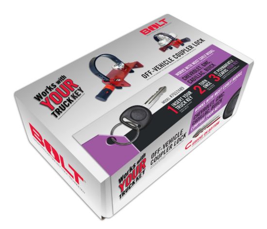 Picture of BOLT Trailer Hitch Coupler Lock - 7032489