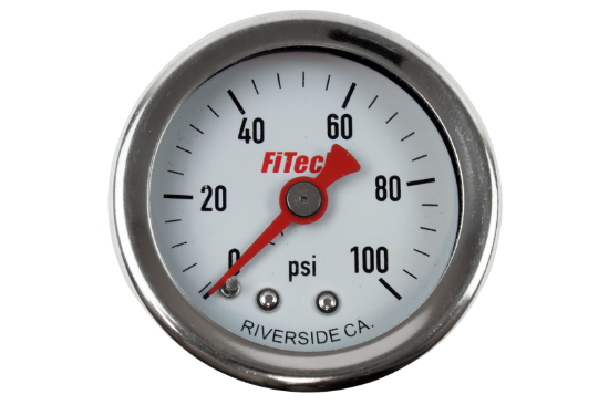 Picture of FiTech Fuel Injection Fuel Pressure Gauge - 80117