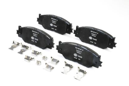 Picture of HELLA Brakes Disc Brake Pad Set - 355047151
