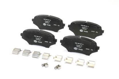 Picture of HELLA Brakes Disc Brake Pad Set - 355047161