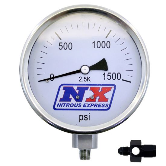 Picture of Nitrous Express Nitrous Oxide Pressure Gauge - 15543