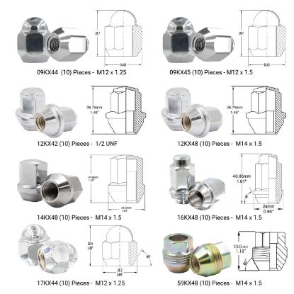 Picture of Coyote Premium Wheel Accessories Wheel Lug Nut - 1000003