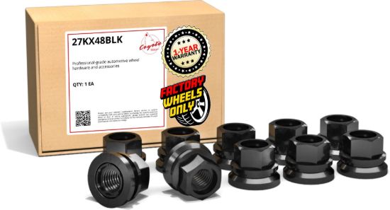 Picture of Coyote Premium Wheel Accessories Wheel Lug Nut - 27KX48BLK