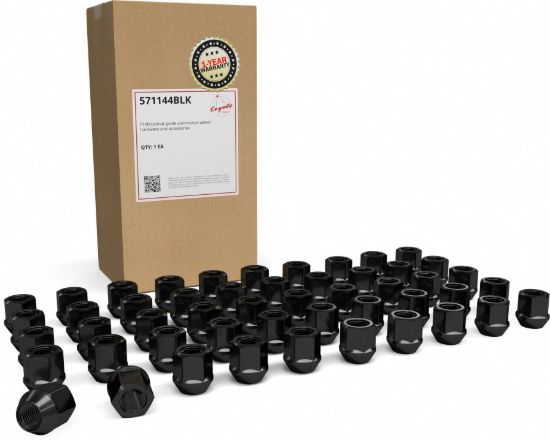 Picture of Coyote Premium Wheel Accessories Wheel Lug Nut - 571144BLK