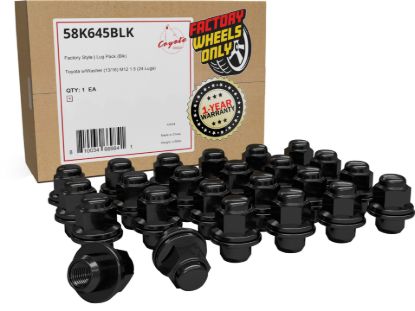 Picture of Coyote Premium Wheel Accessories Wheel Lug Nut - 58K645BLK
