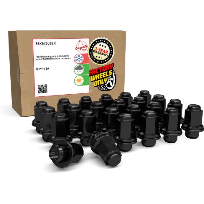 Picture of Coyote Premium Wheel Accessories Wheel Lug Nut - 58K645LBLK
