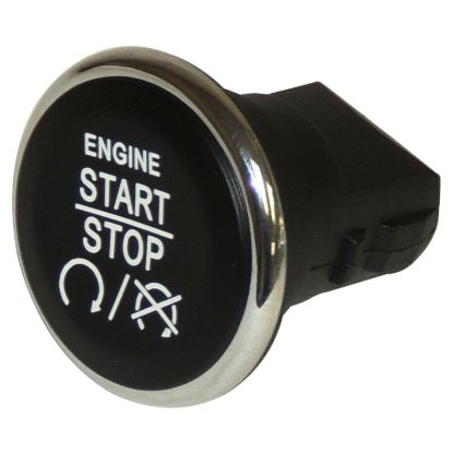 Picture of Crown Automotive Jeep Replacement Push To Start Ignition Switch Button - 1FU931X9AC