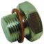 Picture of Crown Automotive Jeep Replacement Engine Oil Drain Plug Assembly - 68040680AA
