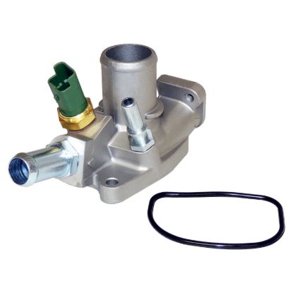 Picture of Crown Automotive Jeep Replacement Engine Coolant Thermostat Housing Assembly - 68211424AA