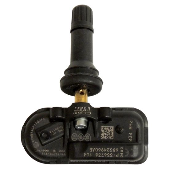 Picture of Crown Automotive Jeep Replacement Tire Pressure Monitoring System (TPMS) Sensor Valve Assembly - 68324960AB