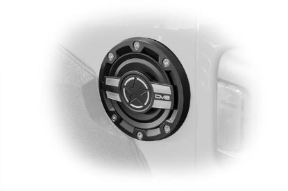 Picture of DV8 Offroad Fuel Door Cover - D-JL-190004-MIL