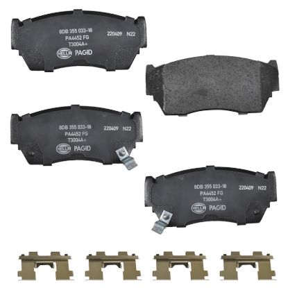 Picture of HELLA Brakes Disc Brake Pad Set - 355033181