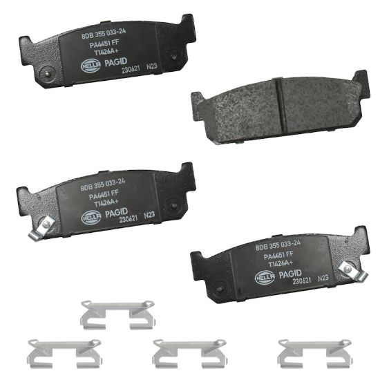 Picture of HELLA Brakes Disc Brake Pad Set - 355033241