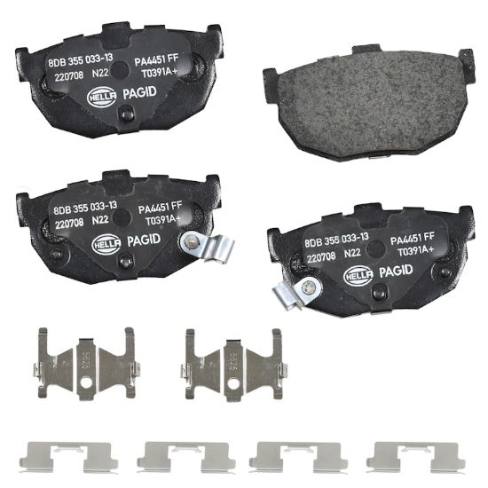 Picture of HELLA Brakes Disc Brake Pad Set - 355033131