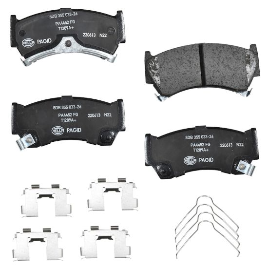 Picture of HELLA Brakes Disc Brake Pad Set - 355033261