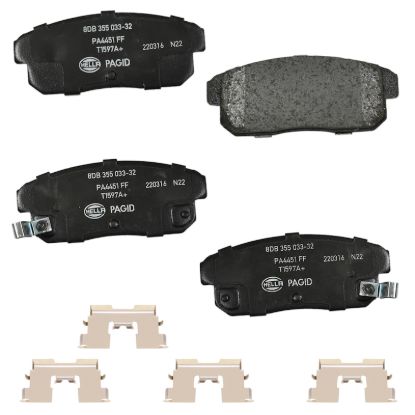 Picture of HELLA Brakes Disc Brake Pad Set - 355033321