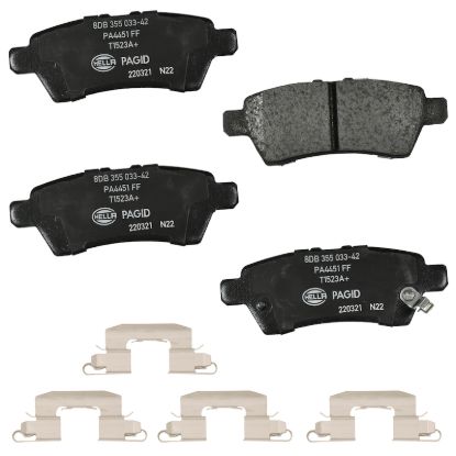 Picture of HELLA Brakes Disc Brake Pad Set - 355033421