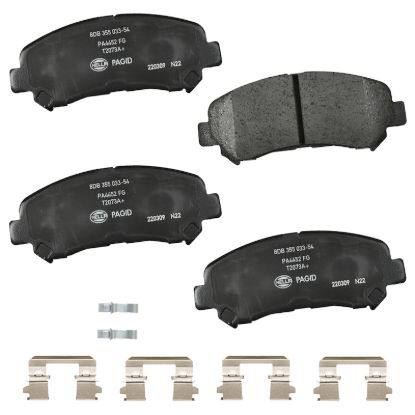 Picture of HELLA Brakes Disc Brake Pad Set - 355033541