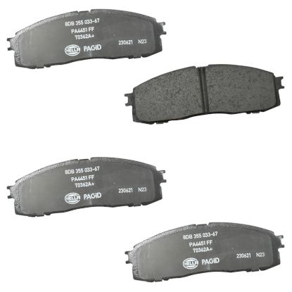 Picture of HELLA Brakes Disc Brake Pad Set - 355033571