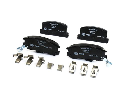 Picture of HELLA Brakes Disc Brake Pad Set - 355033621