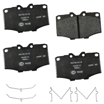 Picture of HELLA Brakes Disc Brake Pad Set - 355033581