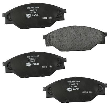 Picture of HELLA Brakes Disc Brake Pad Set - 355033601