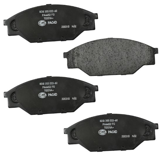 Picture of HELLA Brakes Disc Brake Pad Set - 355033601