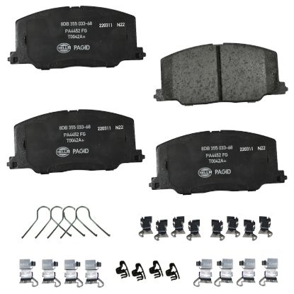 Picture of HELLA Brakes Disc Brake Pad Set - 355033681